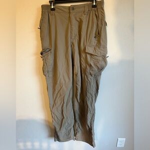 Mens L Tan/Brown Lightweight Gorpcore Craghopper Cargo Pants
